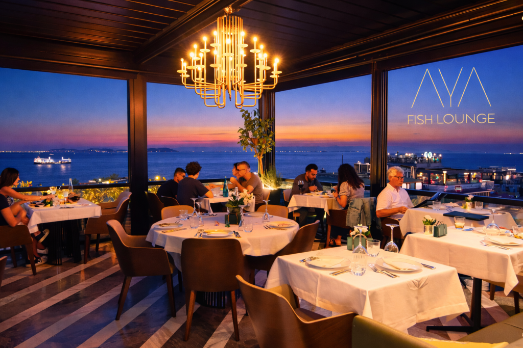 Sunset Dining Above Istanbul